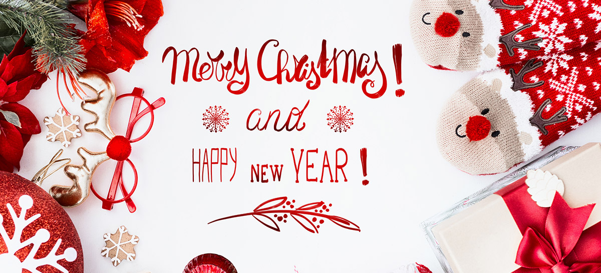 Merry Christmas & Happy New Year MG Signs